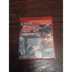 PS3 UFC Undisputed 2009 Sony PlayStation Complete With Manual Gamer UF09673616